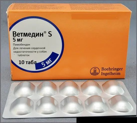 Ветмедин S для собак 5 мг 10 таблеток купить на OZON по низкой цене ...