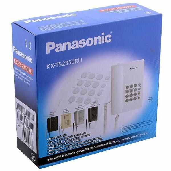 Проводной телефон Panasonic KX-TS2350RUB - купить с доставкой по ...