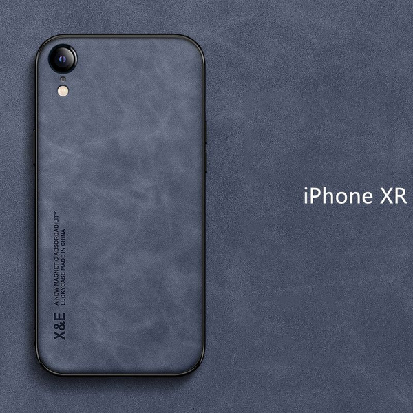 Кожа чехол для Iphone XR Магнитное притяжение внутри ( Айфон XR ...
