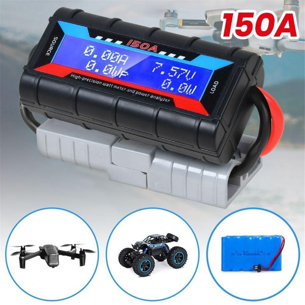 150A ЖК-цифровой ампер-ваттметр Анализатор мощности Солнечный счетчик ...