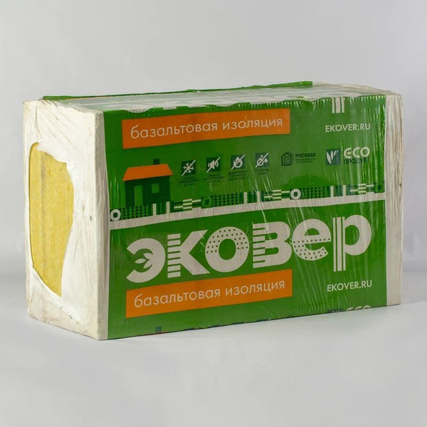 Утеплитель Эковер Экофасад 1000x600x50 мм, 8 шт/уп - купить по выгодной ...