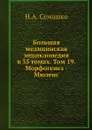 Большая медицинская энциклопедия в 35 томах. Том 19. Морфогенез - Мюленс - Н.А. Семашко