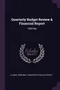 Quarterly Budget Review & Financial Report. 1996:May - Illinois Regional Transportat Authority