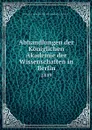Abhandlungen der Koniglichen Akademie der Wissenschaften in Berlin. 1849 - Deutsche Akademie der Wissenschaften zu Berlin