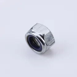 Гайка М10 самоконтрящаяся, DIN 985, цинк (уп. 40 шт) коробка с окном   ...