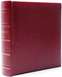 Фотоальбом Fotografia 10x15 см., 200 фото, кн. пер-т, иск-я кожа, FA-EBBM200 - 845, бордовый,   ...