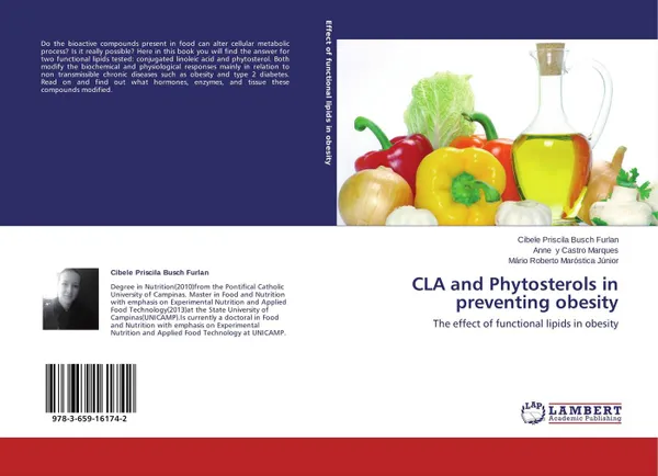 Обложка книги CLA and Phytosterols in preventing obesity, Cibele Priscila Busch Furlan,Anne y Castro Marques and Mário Roberto Maróstica Júnior