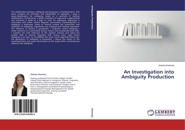 Обложка книги An Investigation into Ambiguity Production, Joanna Kearney