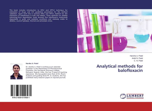 Обложка книги Analytical methods for balofloxacin, Harsha U. Patel,Ankit N. Patel and C. N. Patel