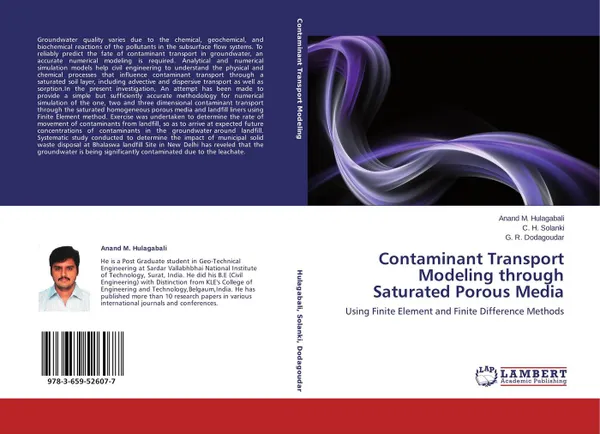 Обложка книги Contaminant Transport Modeling through Saturated Porous Media, Anand M. Hulagabali,C. H. Solanki and G. R. Dodagoudar