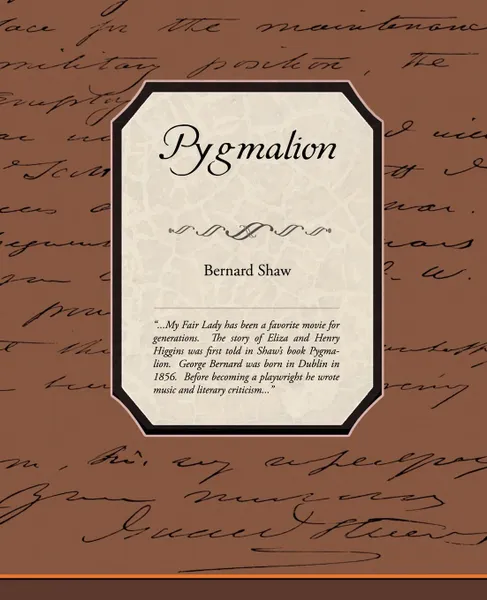 Обложка книги Pygmalion, Bernard Shaw