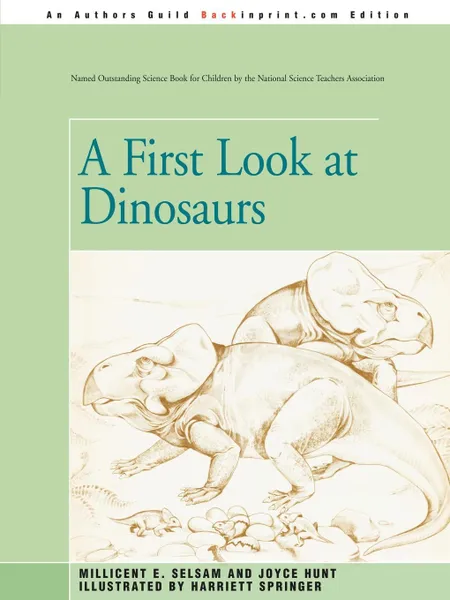 Обложка книги A First Look at Dinosaurs, Joyce Hunt