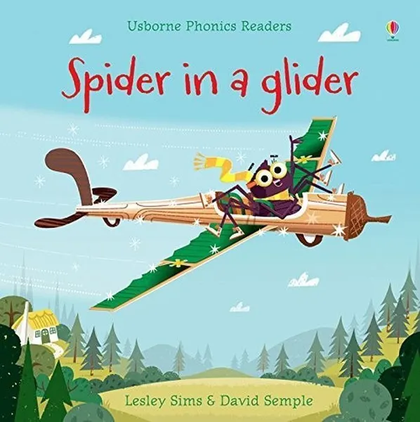 Обложка книги Spider in a Glider, Lesley Sims