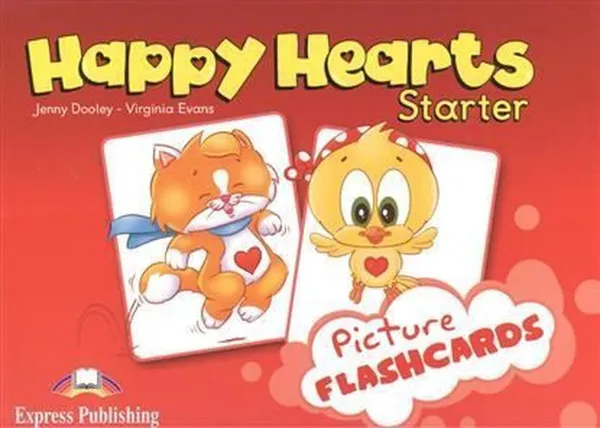 Обложка книги Happy Hearts: Starter: Picture Flashcards, Дули Дженни, Эванс Вирджиния