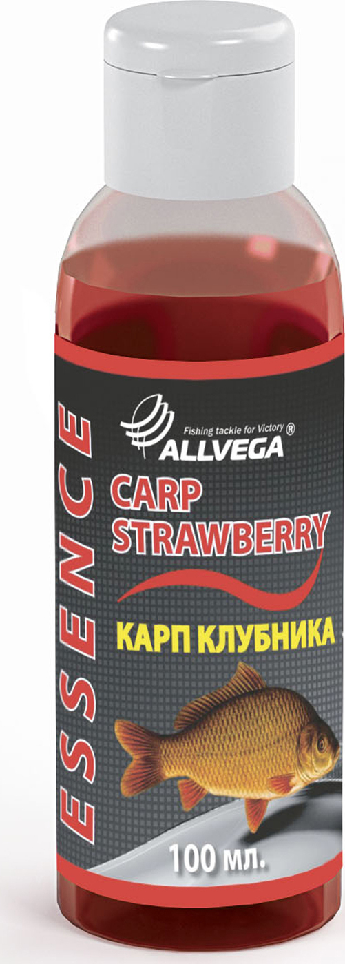 фото Ароматизатор-концентрат для рыбалки Allvega Essence Carp Strawberry Карп клубника, 100 мл