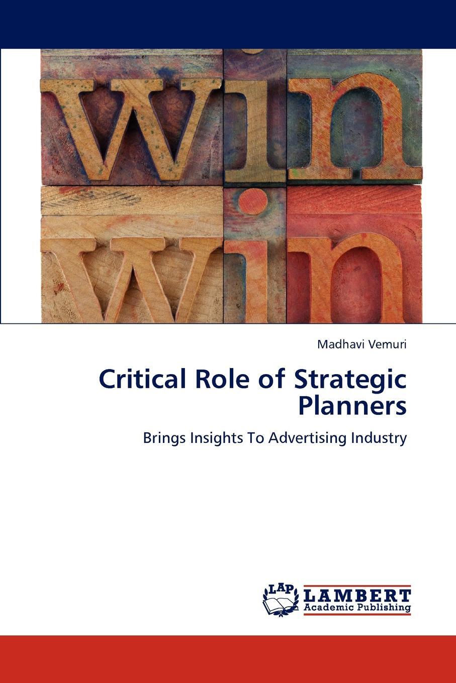 фото Critical Role of Strategic Planners