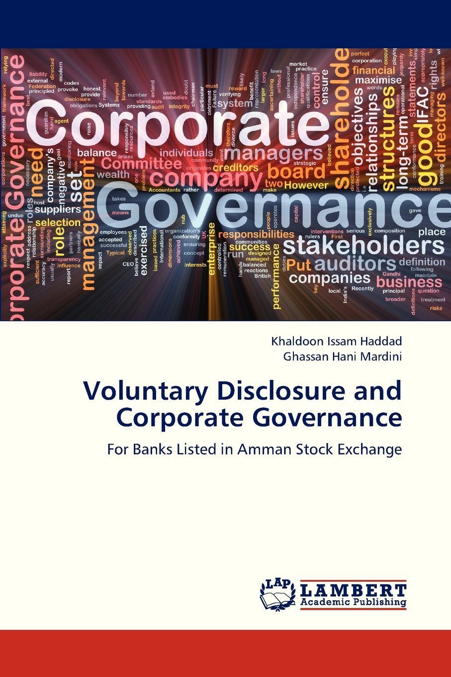 фото Voluntary Disclosure and Corporate Governance
