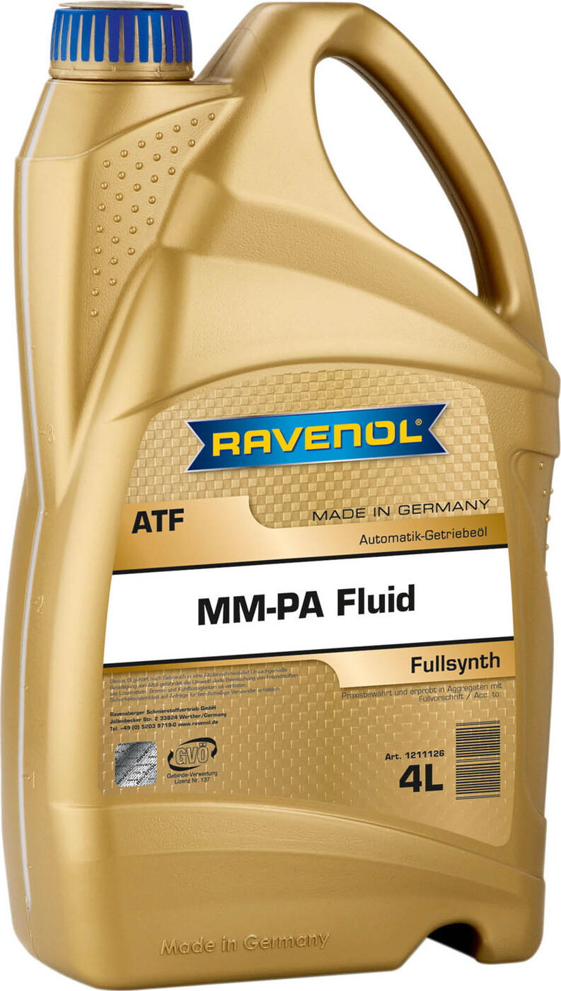 фото Трансмиссионное масло RAVENOL ATF MM-PA Fluid ( 4л)