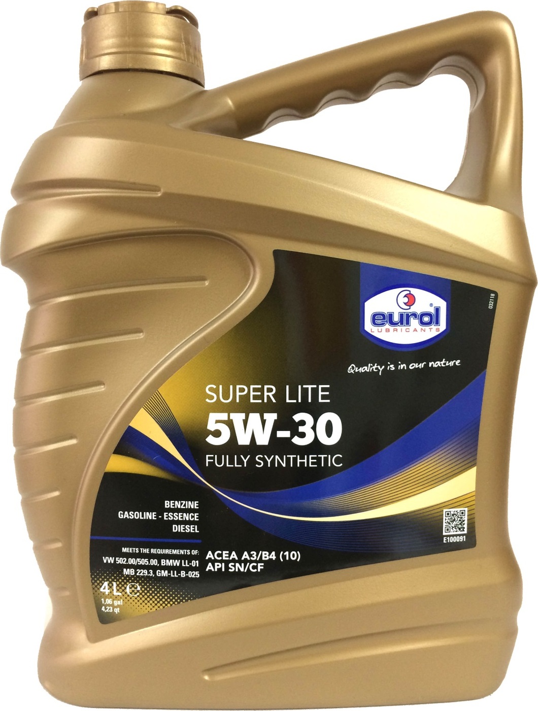 EUROLSuperLite5W-30,Масломоторное,Синтетическое,4л