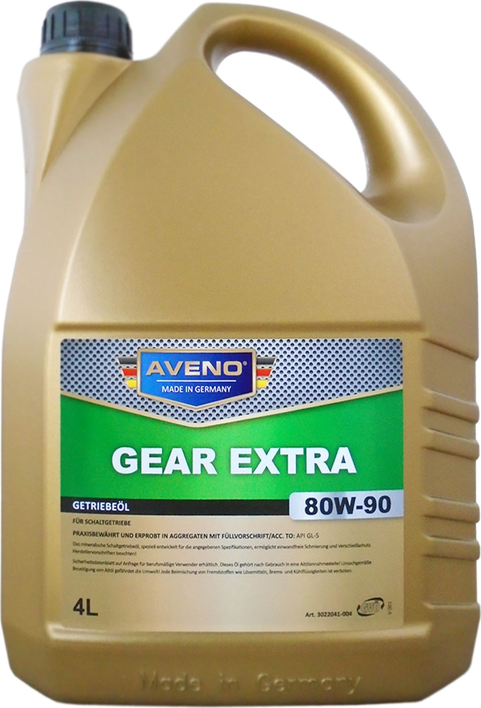 фото Трансмиссионное масло AVENO Gear Extra SAE 80W-90 GL-5 (4л)