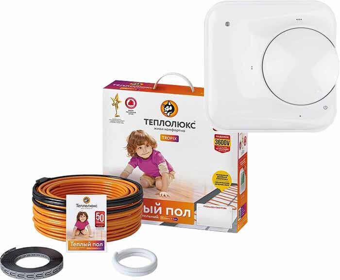 Теплый пол Теплолюкс Tropix ТЛБЭ 190-13,0 с термореулятором Теплолюкс ...