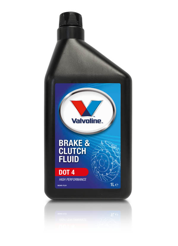 Тормозная жидкость Valvoline Brake & Clutch Fluid DOT 4 синтетическая, 1л