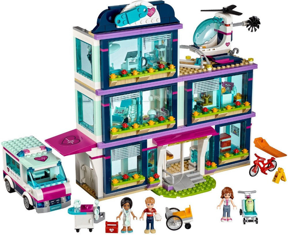 Конструктор большие наборы. LEGO friends 41318 клиника Хартлейк-Сити. LEGO friends 41318. Лего friends 41318. LEGO 41318