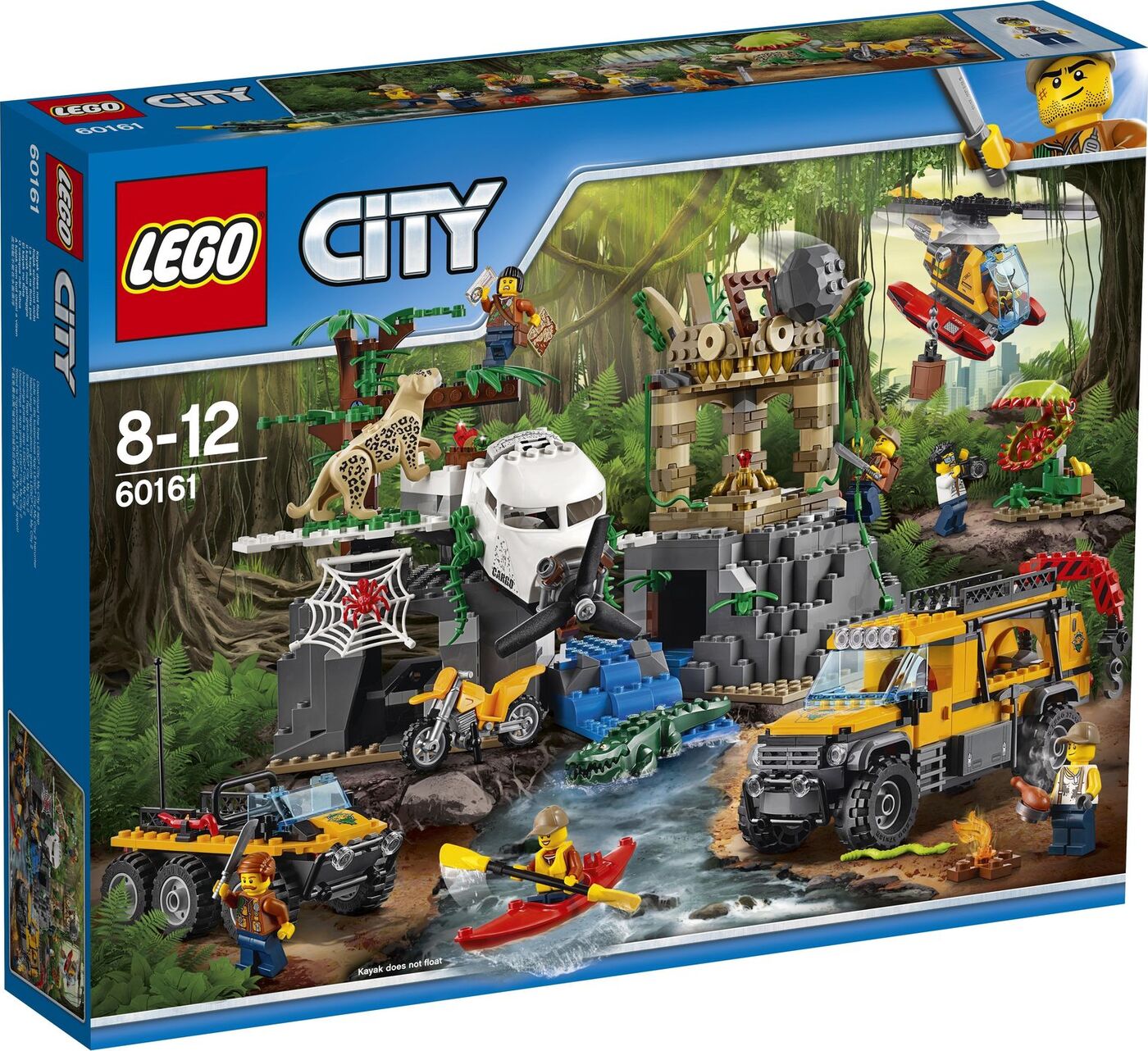 Конструктор LEGO City 60161 База исследователей джунглей