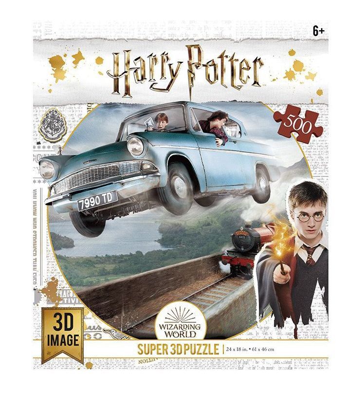 Пазл 3D 500 Гарри Поттер Летающая машина - купить с доставкой по ...