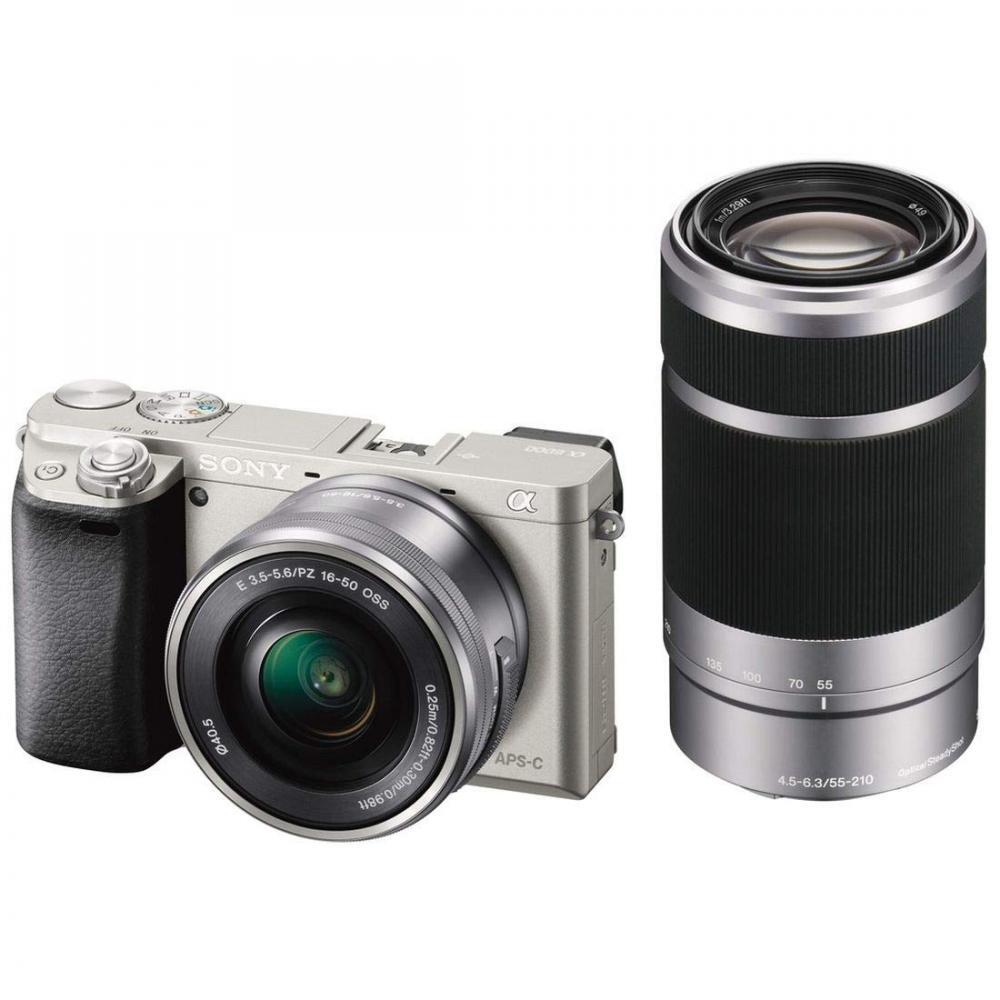SONY mirrorless single-lens   6000 double zoom lens kit E PZ 16-50mm F3.5-5.6 OSS + E 55-210mm F4.5