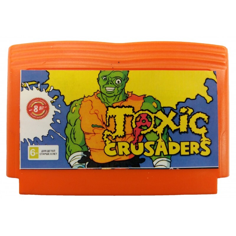 Игры токсик и генсуха текст. Игра на Денди Toxic Crusaders. Toxic Crusaders картридж Sega. Токсичный мститель игра на Денди. Ninja Crusaders Dendy картридж.