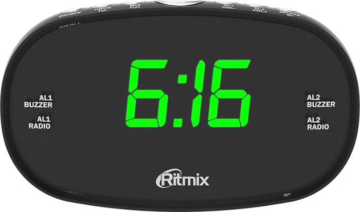 Электронные часы с радиоприемником Ritmix RRC-616 (черный) купить по ...