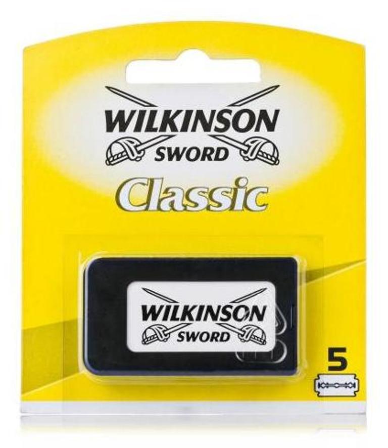 Сменные лезвия для мужской бритвы Wilkinson Sword Classic / Сменные кассеты для "Т"-образного станка.