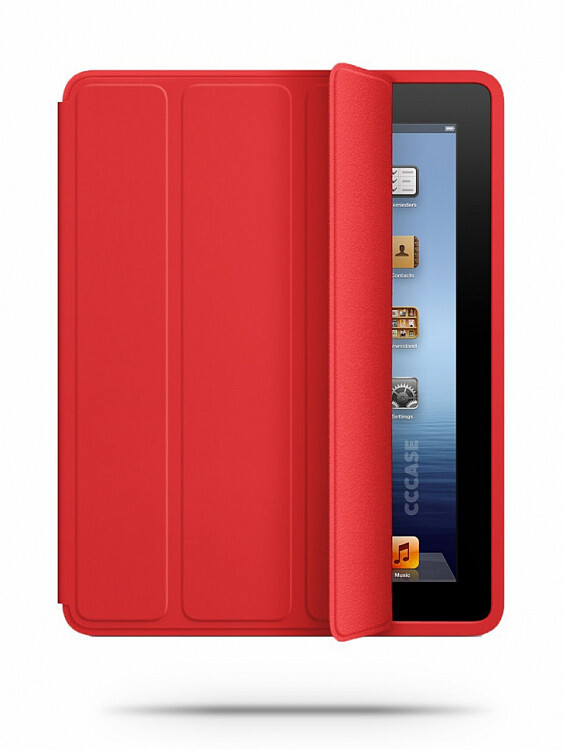 iPad 2 3 4 Smart case Red