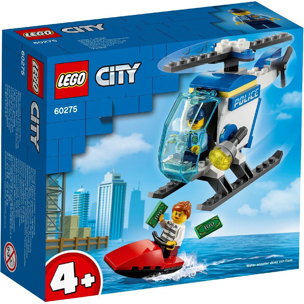 Конструктор LEGO City Police 60275 Полицейский вертолёт - купить с  доставкой по выгодным ценам в интернет-магазине OZON (676463215)