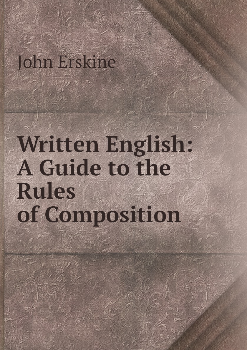 English Composition. Modern book written English.