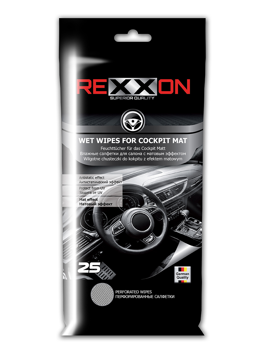 Влажные салфетки Rexxon 25шт (21151)