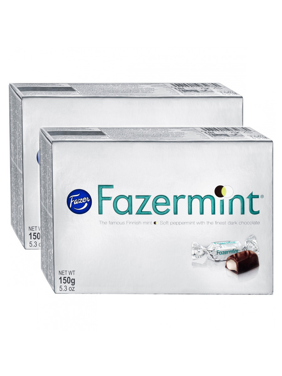 Fazer Конфеты Fazermint, 150 г х 2 упаковки — купить в интернет ...