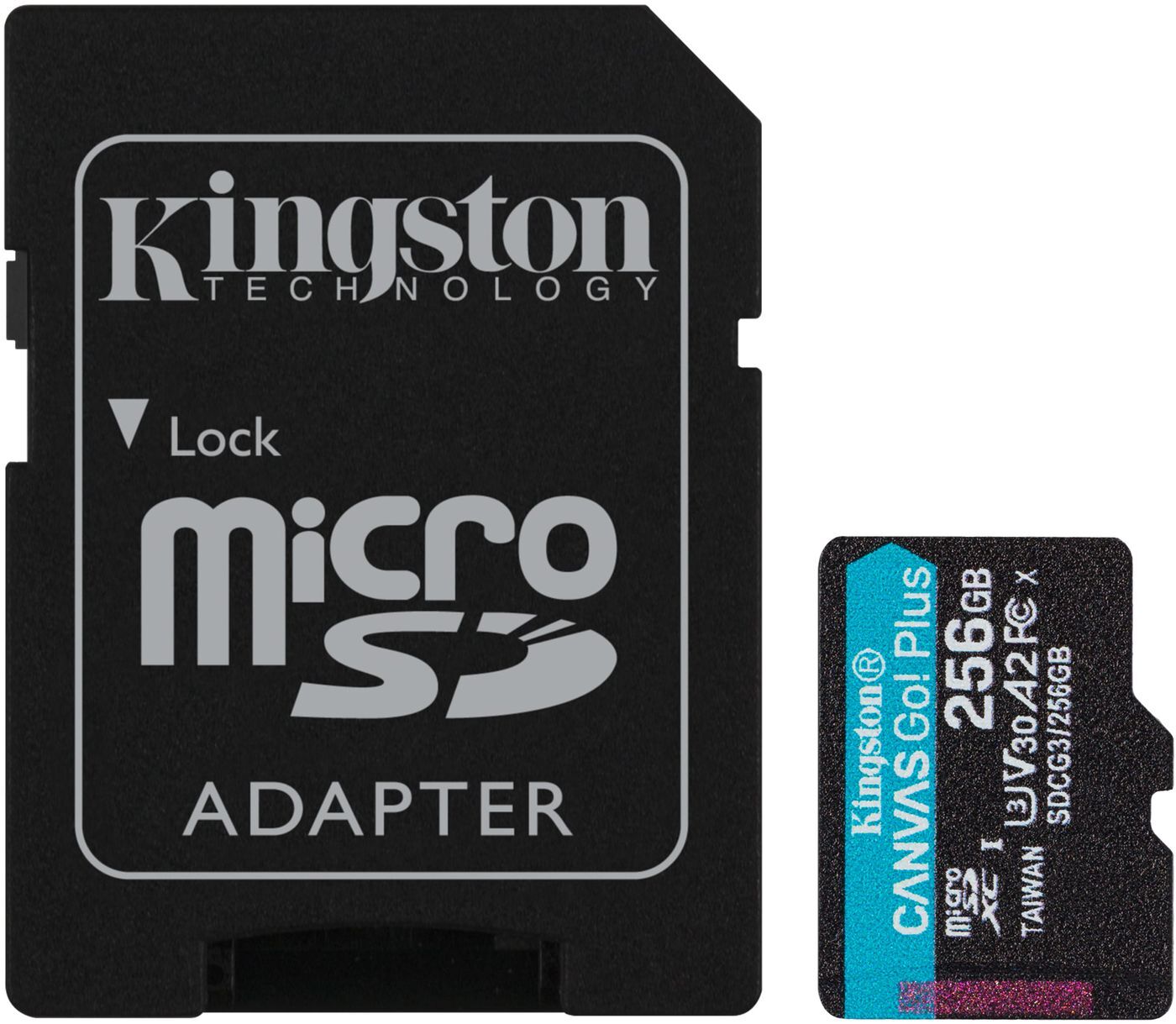 KingstonКартапамятиCanvasGOPlus256ГБ(SDCG3/256GB)