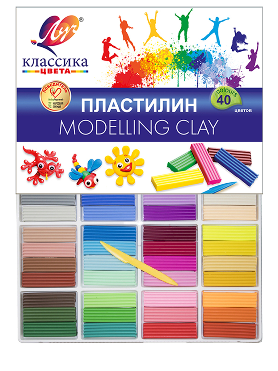 Пластилин классика. Пластилин 40 цветов. Пластилин Modelling Clay 40 цветов. Пластилин цветной карточка.
