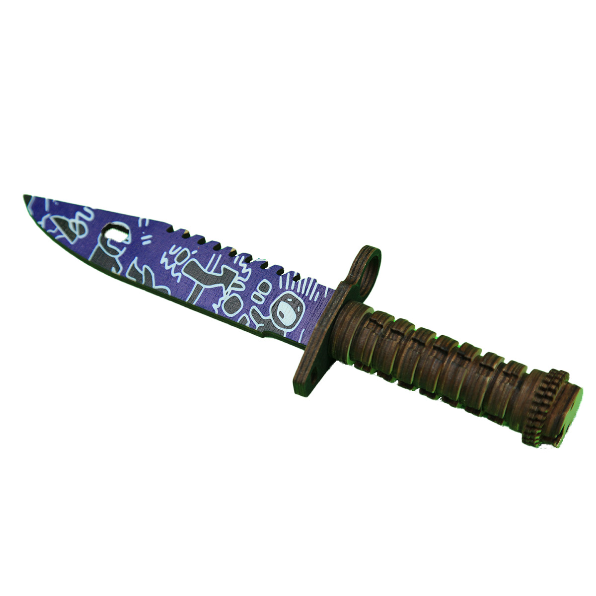 Деревянный Штык нож из CS:GO синий — купить в интернет-магазине OZON с ...
