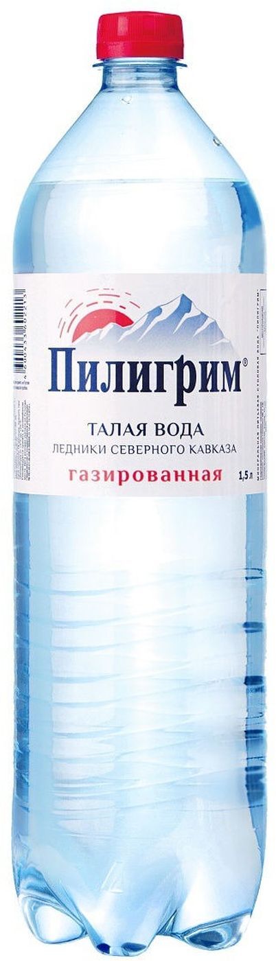 Характеристики Вода Пилигрим, минеральная, газированная, 1,5 л ...
