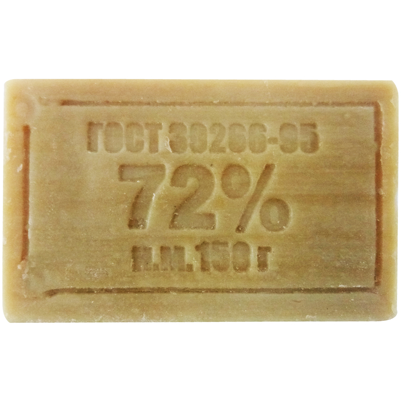 Мыло хозяйственное 72% Меридиан, 150г, без упаковки, 72шт — купить в ...