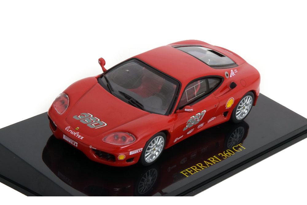 Модель коллекционная Ferrari 360 gt 2002 red