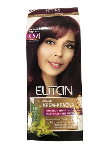 Характеристики Элитан Краска для волос № 6.57, Роскошный марсала ...