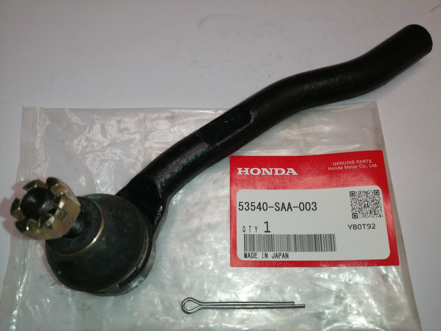 Рулевой наконечник хонда. Наконечник рулевой Honda / 53540s47951.. Honda 53540-SCC-003. Рулевой наконечник Honda Jazz. 53540-Saa-003.