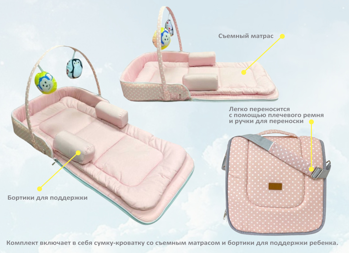 Сумка кровать для новорожденных