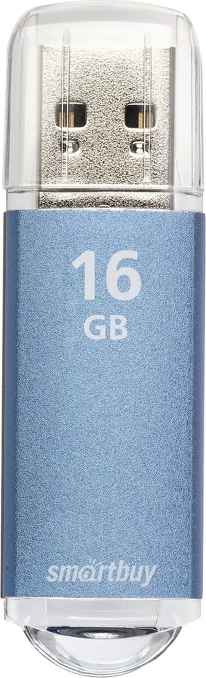 16 ГБ USB Флеш-накопитель USB 2.0 Smartbuy V-Cut Blue