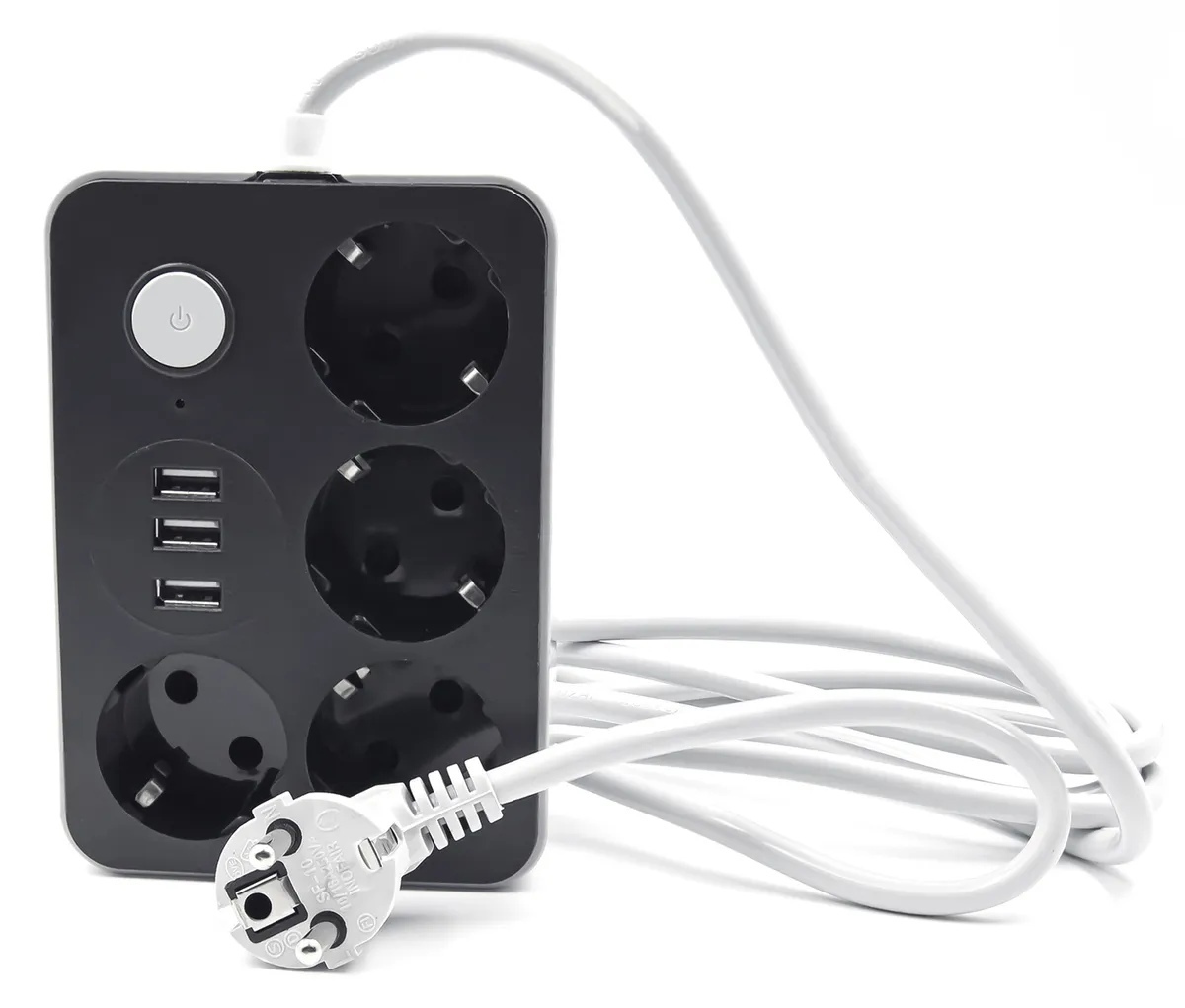 Сетевой фильтр с USB 4 розетки и 3 USB CX-U314 1.8м