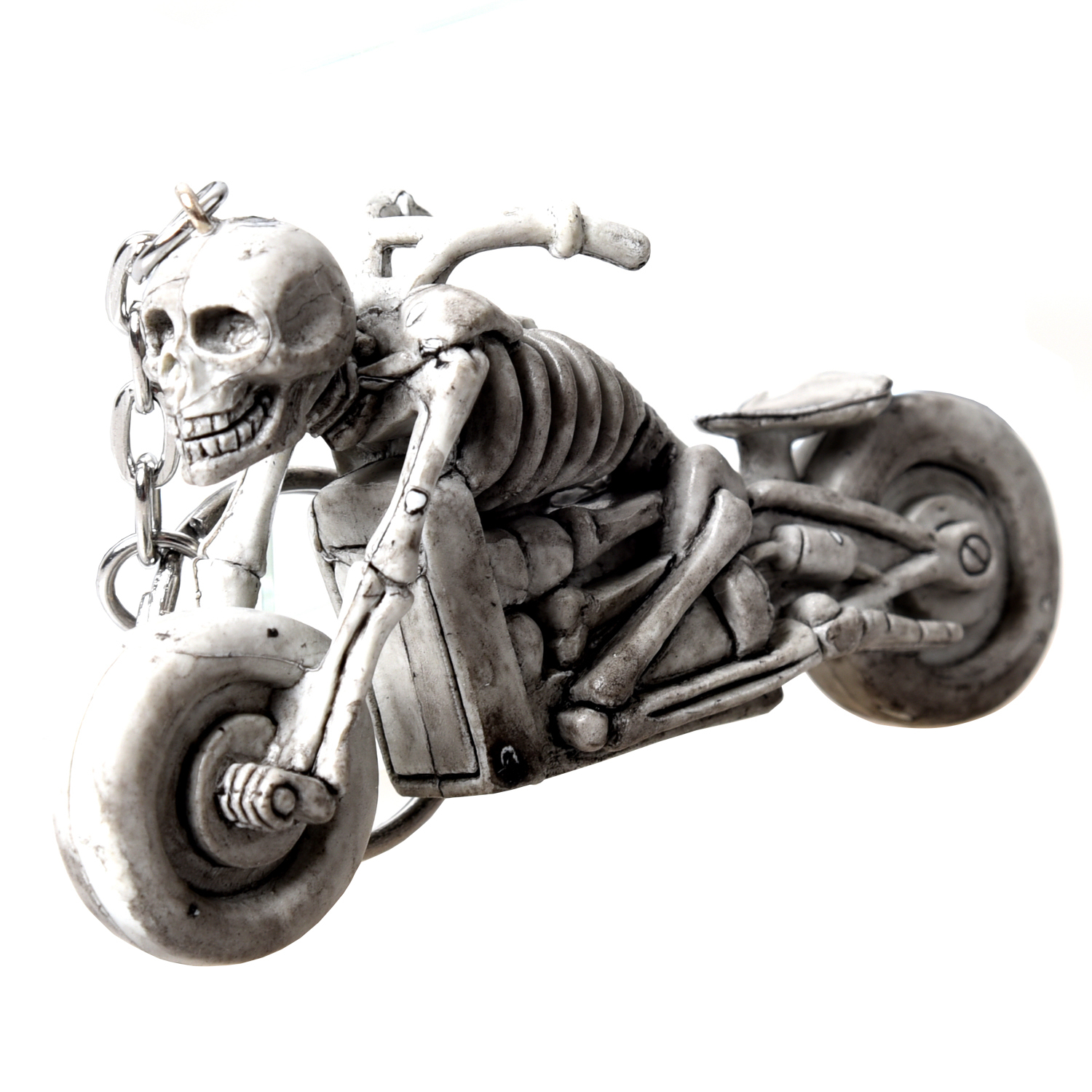 Скелет на мотоцикле